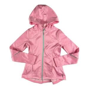 Mondetta Bubblegum Pink Athletic Zip Hoodie 10